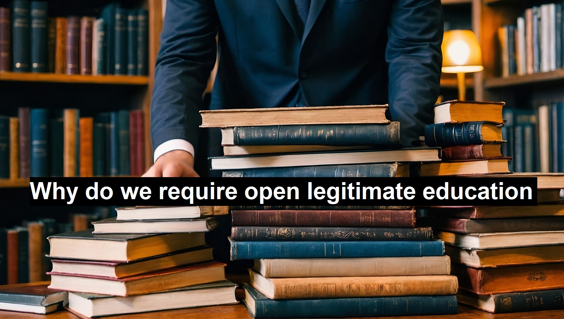 Why do We Require Open Legitimate Education